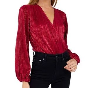 Bardot Red Priscilla Bodysuit